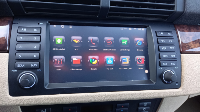 RESIGILAT Navigatie BMW X5 E53 si Seria 5 E39, Android 14, Wireless Carplay si Android Auto, 2GB RAM si 32GB ROM, Display IPS 7 inch, Camera Marsarier, Internet, Aplicatii, Wi Fi, Usb, Bluetooth [5]