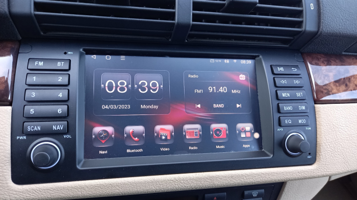 RESIGILAT Navigatie BMW X5 E53 si Seria 5 E39, Android 14, Wireless Carplay si Android Auto, 2GB RAM si 32GB ROM, Display IPS 7 inch, Camera Marsarier, Internet, Aplicatii, Wi Fi, Usb, Bluetooth [4]