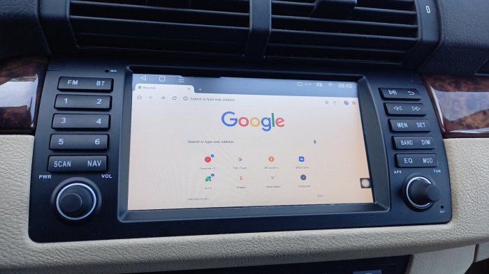 RESIGILAT Navigatie BMW X5 E53 si Seria 5 E39, Android 14, Wireless Carplay si Android Auto, 2GB RAM si 32GB ROM, Display IPS 7 inch, Camera Marsarier, Internet, Aplicatii, Wi Fi, Usb, Bluetooth [6]