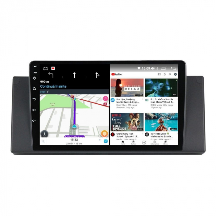 Navigatie BMW X5 E53 si Seria 5 E39 Android 14 , 4GB RAM , Procesor Quad Core , Wireless Carplay si Android auto , Display HD Touchscreen, Wi-Fi , Bluetooth, USB [5]