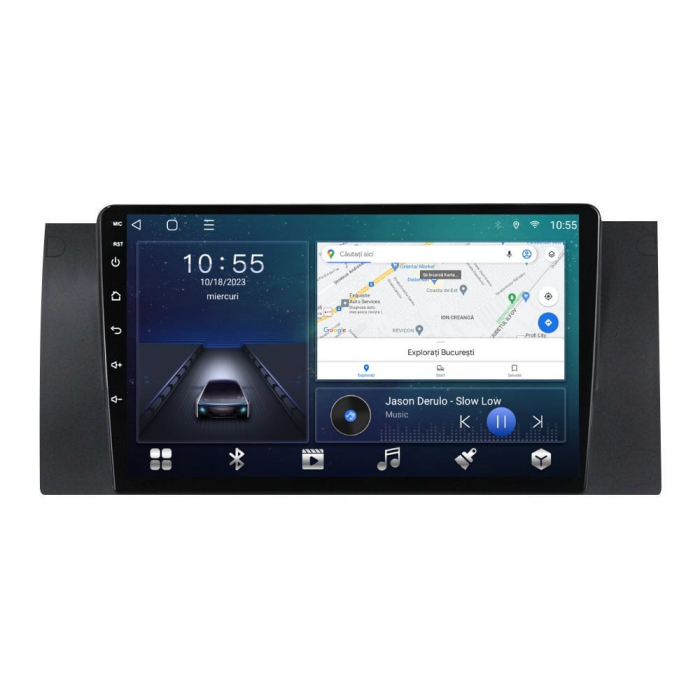 Navigatie BMW X5 E53 si Seria 5 E39 Android 14 , 4GB RAM , Procesor Quad Core , Wireless Carplay si Android auto , Display HD Touchscreen, Wi-Fi , Bluetooth, USB [2]