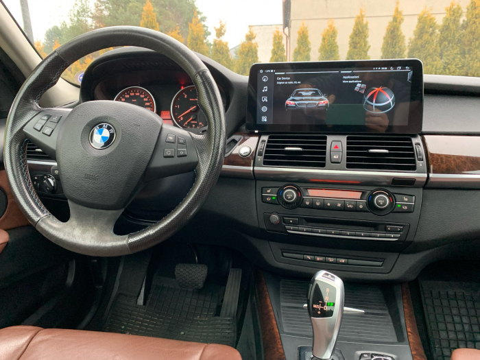 Navigatie BMW X5 E70 X6 E71 din 2007 - 2010 CCC , Ecran 12.3 inch QLED Bluray Full HD 1920 * 720p, 8GB RAM si 256GB ROM, Carplay Wireless si Android Auto, Procesor Octacore, Slot Sim 4G [6]