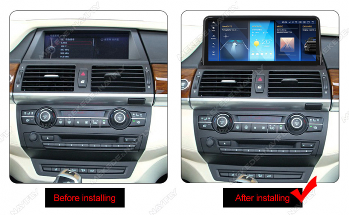 Navigatie BMW X6 E71 ( 2007 - 2014 ) , Android 13 , 6 GB RAM + 64 GB ROM , Ecran 10 inch , 4G , Aplicatii , Waze , Wi Fi , Usb , Bluetooth , Mirrorlink [2]