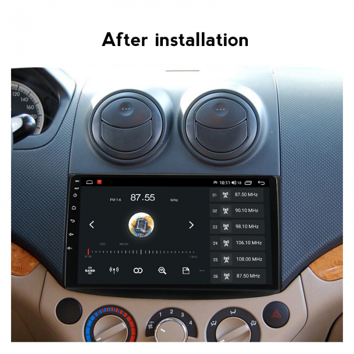 Navigatie Chevrolet Aveo 2006 - 2012 Android 14 , 1GB RAM Carplay [3]