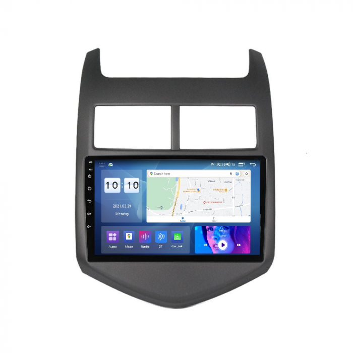 Navigatie Chevrolet Aveo din 2008-2013, Wireless Carplay si Android Auto, 2GB RAM si 32GB ROM, Display IPS 9 inch, Camera Marsarier, Internet, Aplicatii, Wi Fi, Usb, Bluetooth [1]