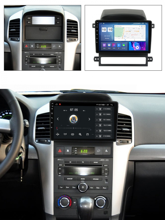 Navigatie Chevrolet Captiva 2008 - 2012 Android 14 , 1GB RAM Carplay [5]