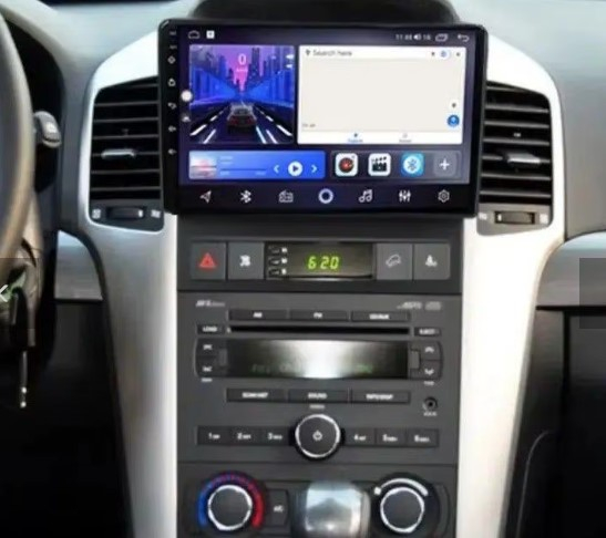 Navigatie Chevrolet Captiva 2008 - 2012 Android 14 , 4GB RAM , Procesor Quad Core , Wireless Carplay si Android auto , Display HD Touchscreen, Wi-Fi , Bluetooth, USB [9]