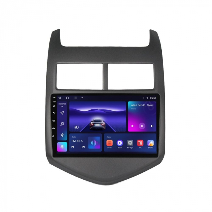 Navigatie Chevrolet Captiva Aveo Kalos 2006 - 2012 Android 14 , 4GB RAM , Procesor Quad Core , Wireless Carplay si Android auto , Display HD Touchscreen, Wi-Fi , Bluetooth, USB [4]
