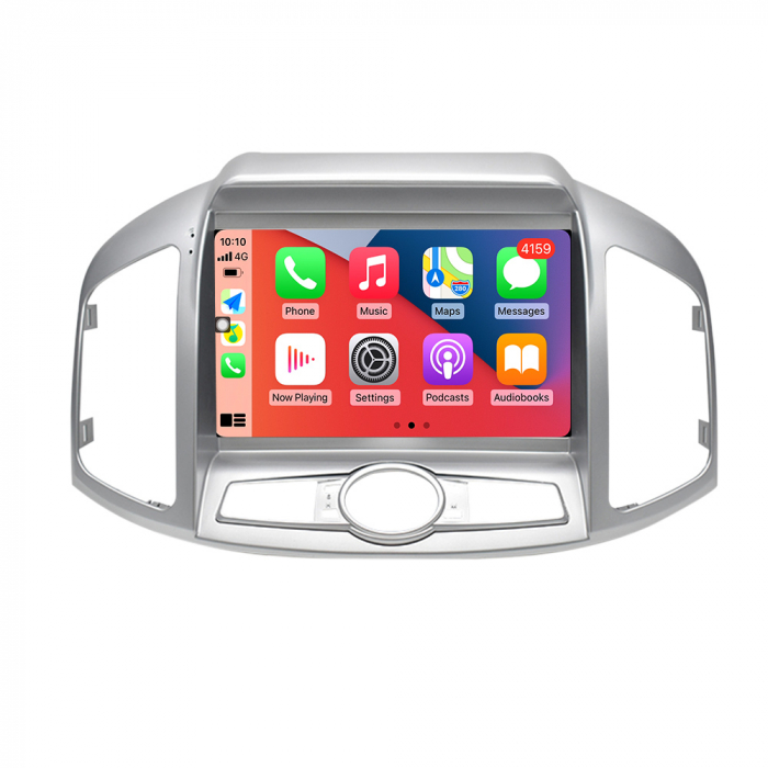Navigatie Chevrolet Captiva din 2012-2017, Android 14, Wireless Carplay si Android Auto, 2GB RAM si 32GB ROM, Display IPS 9 inch, Camera Marsarier, Internet, Aplicatii, Wi Fi, Usb, Bluetooth [1]