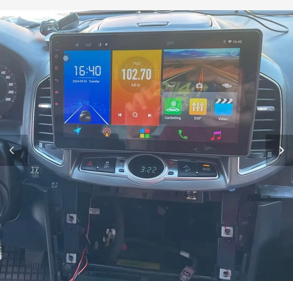 Navigatie Chevrolet Captiva din 2012-2017, Android 14, Wireless Carplay si Android Auto, 2GB RAM si 32GB ROM, Display IPS 9 inch, Camera Marsarier, Internet, Aplicatii, Wi Fi, Usb, Bluetooth [11]