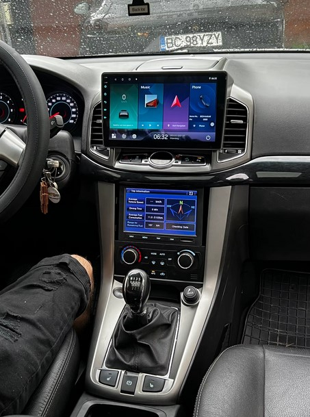 Navigatie Chevrolet Captiva din 2012-2017, Android 14, Wireless Carplay si Android Auto, 2GB RAM si 32GB ROM, Display IPS 9 inch, Camera Marsarier, Internet, Aplicatii, Wi Fi, Usb, Bluetooth [9]