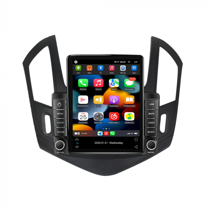 Navigatie Chevrolet Cruze 2012-2015 Ecran TESLA 9.7 inch, 8 GB RAM si 128 GB ROM, Android 15, Slot Sim 4G, Procesor Octa Core, Carplay Wireless si Android auto, Procesor Sunet Digital DSP [3]