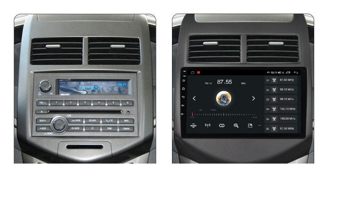 Navigatie Chevrolet Cruze Aveo ( 2008 - 2013 ) Android 14, 2GB RAM si 32GB ROM, Display IPS 9 inch, Camera Marsarier, Internet, Aplicatii, Wi Fi, Usb, Bluetooth [4]