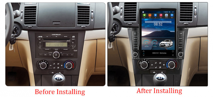Navigatie Chevrolet Epica din 2006-2012, Display TESLA 9.5 inch, 2GB RAM si 32GB ROM, Wireless Carplay si Android Auto, Procesor Octacore, Slot sim 4G, Sunet DSP, Camera Marsarier, Bluetooth, USB, Wi [3]