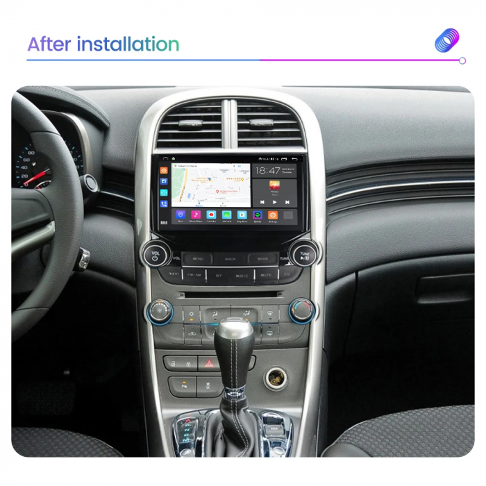 Navigatie Chevrolet Malibu 2012-2015 Rezolutie 2K , 8GB RAM+128GB ROM QLED [4]