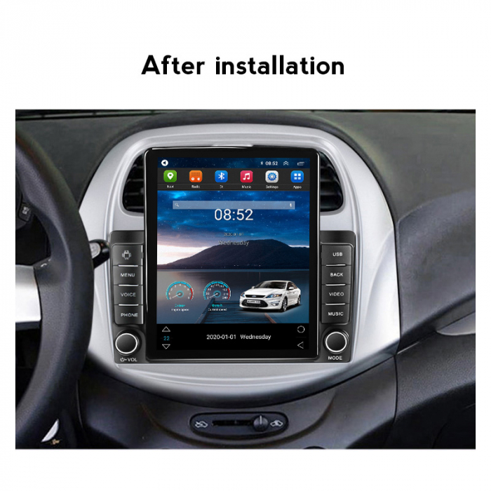 Navigatie Chevrolet Spark Beat 2018-2020 Ecran TESLA 9.7 inch, 8 GB RAM si 128 GB ROM, Android 15, Slot Sim 4G, Procesor Octa Core, Carplay Wireless si Android auto, Procesor Sunet Digital DSP, Aplic [3]