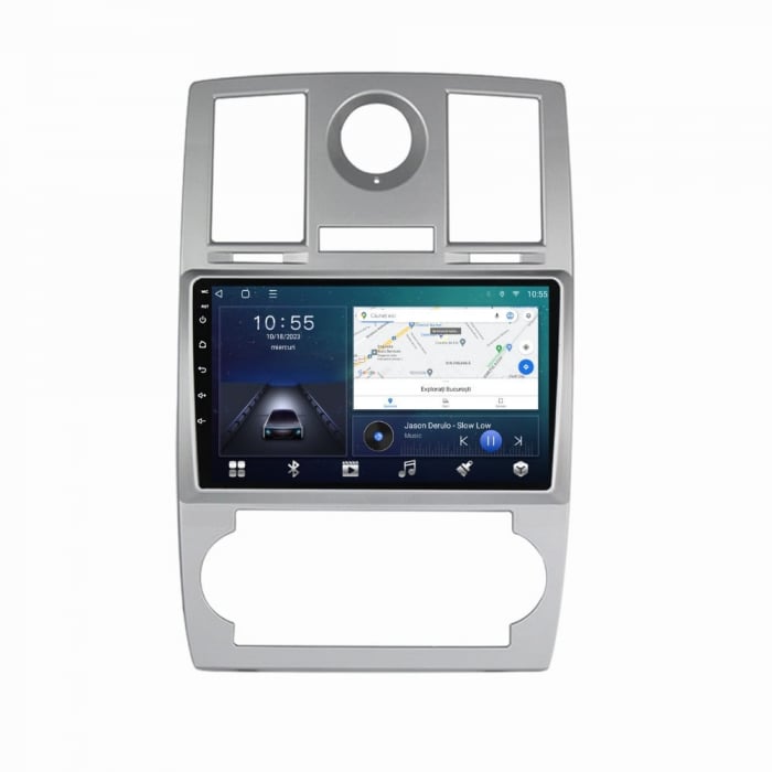 Navigatie Chrysler 300C din 2004 - 2011, 8GB RAM si 128GB ROM, Ecran QLED 9 inch, Android 14, Procesor Octacore, Slot sim 4G, Sunet DSP, Wireless Carplay si Android Auto, Camera Marsarier [4]