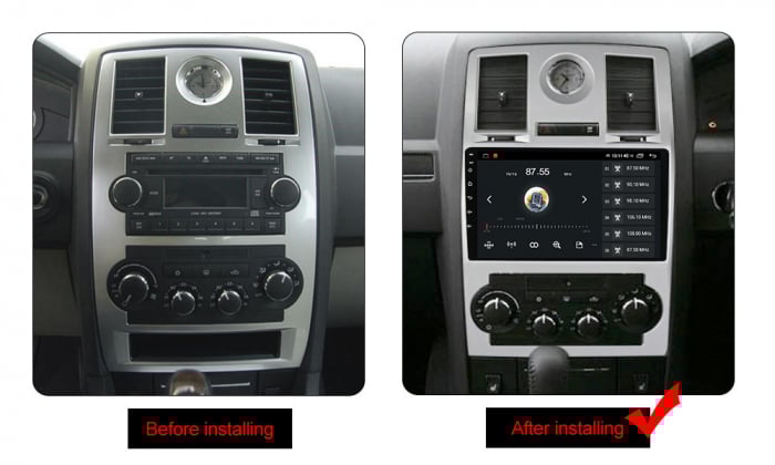 Navigatie Chrysler 300C din 2004 - 2011, 8GB RAM si 128GB ROM, Ecran QLED 9 inch, Android 14, Procesor Octacore, Slot sim 4G, Sunet DSP, Wireless Carplay si Android Auto, Camera Marsarier [3]