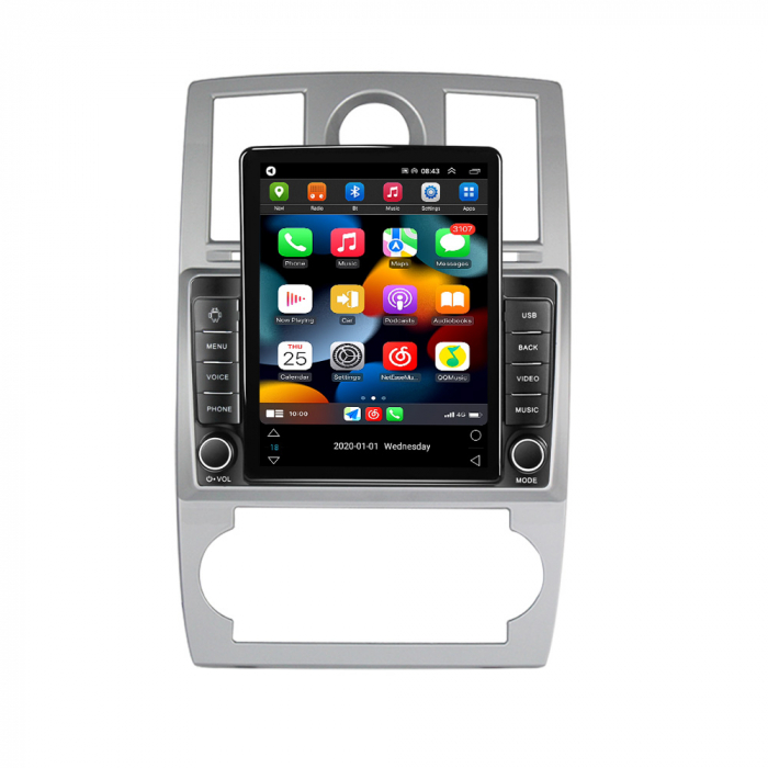 Navigatie Chrysler 300C din 2004 - 2011, Ecran TESLA 9.7 inch, 8 GB RAM si 128 GB ROM, Android 15, Slot Sim 4G, Procesor Octa Core, Carplay Wireless si Android auto, Procesor Sunet Digital DSP, Aplic [2]