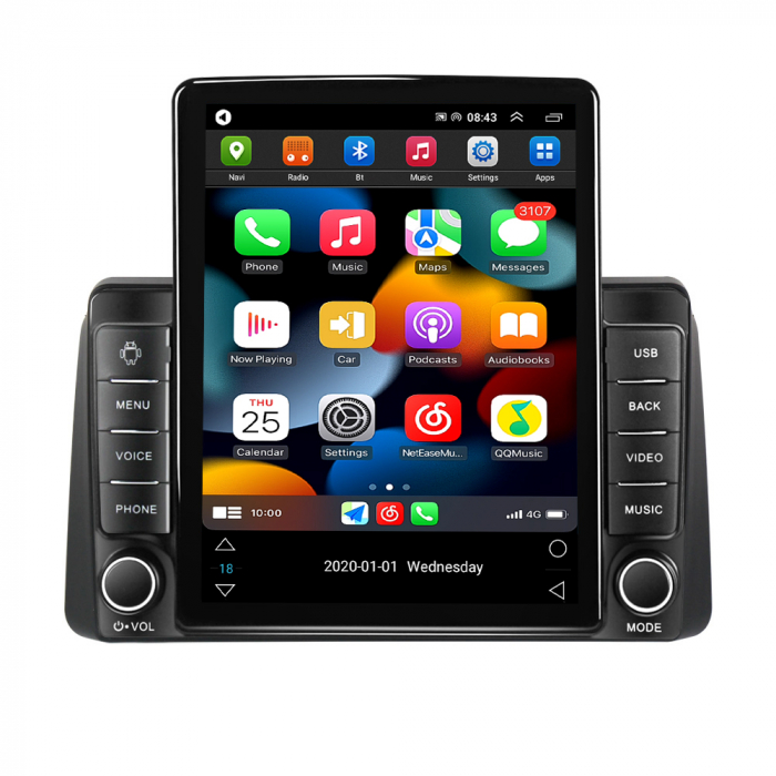 Navigatie Chrysler Grand Voyager din 2011 - 2015, Ecran TESLA 9.7 inch, 8 GB RAM si 128 GB ROM, Android 15, Slot Sim 4G, Procesor Octa Core, Carplay Wireless si Android auto, Procesor Sunet Digital DS [2]