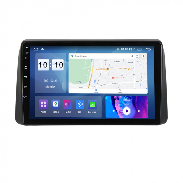 Navigatie Chrysler Grand Voyager din 2011 - 2015, Rezolutie 2K, Display QLED 9.5 inch, 4GB RAM si 64GB ROM, Android, Procesor Octacore, Slot sim 4G, Sunet DSP, Wireless Carplay si Android Auto, Camera [4]