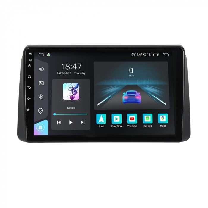 Navigatie Chrysler Grand Voyager din 2011 - 2015, Rezolutie 2K, Ecran QLED 9.5 inch, 8GB RAM si 128GB ROM, Android, Procesor Octacore, Slot sim 4G, Sunet DSP, Wireless Carplay [1]