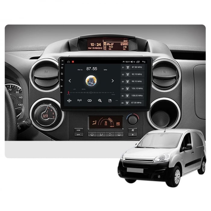 Navigatie Citroen Berlingo ( 2008 - 2019 ) Android 14 , 1GB RAM Carplay [2]