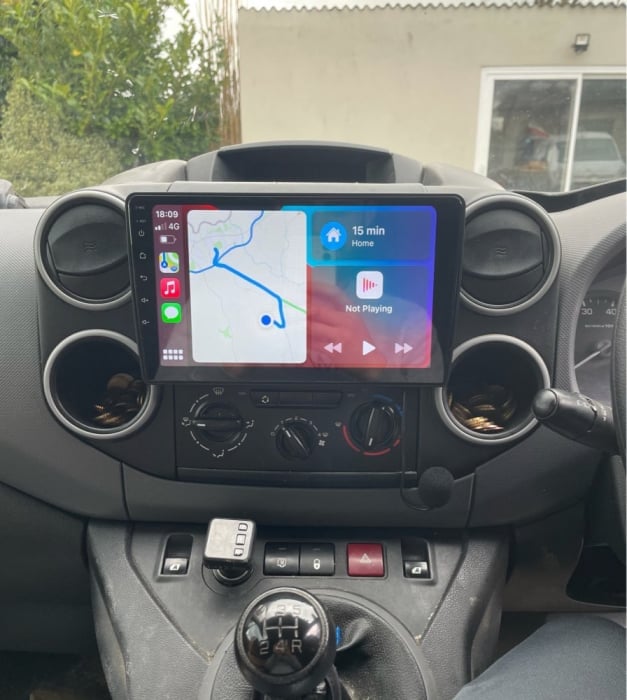 Navigatie Citroen Berlingo din 2008 - 2019 , 8GB RAM si 128GB ROM, Ecran QLED 9 inch, Android 14, Procesor Octacore, Slot sim 4G, Sunet DSP, Wireless Carplay si Android Auto, Camera Marsarier [2]