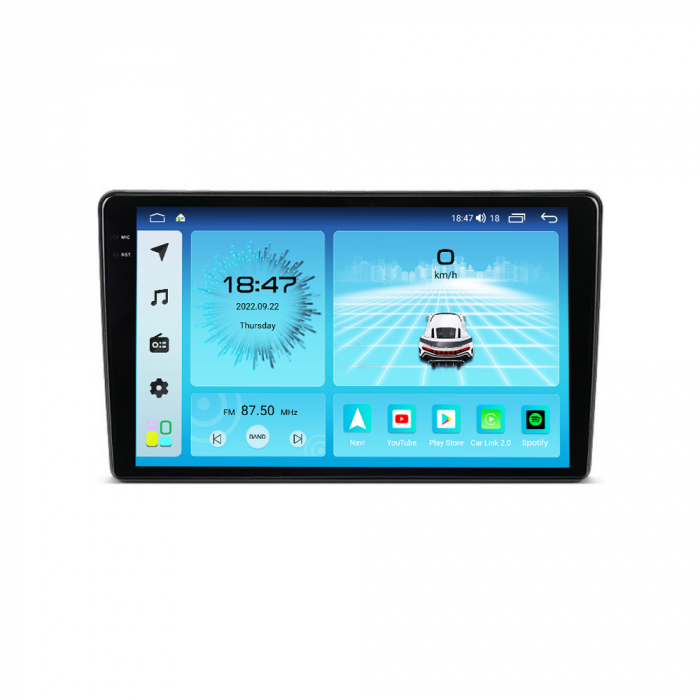 Navigatie Citroen Berlingo din 2008-2019, NAVIGPS, Rezolutie 2K, Display QLED 9.5 inch, 4GB RAM si 64GB ROM, Android, Procesor Octacore, Slot sim 4G, Sunet DSP, Wireless Carplay si Android Auto, Camer [6]