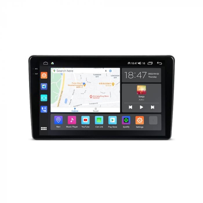 Navigatie Citroen Berlingo din 2008-2019, NAVIGPS, Rezolutie 2K, Display QLED 9.5 inch, 4GB RAM si 64GB ROM, Android, Procesor Octacore, Slot sim 4G, Sunet DSP, Wireless Carplay si Android Auto, Camer [3]
