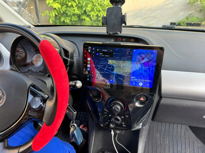 Navigatie CITROEN C1 , 2014 - 2021  Android 14, 2GB RAM si 32GB ROM, Display IPS 9 inch, Camera Marsarier, Internet, Aplicatii, Wi Fi, Usb, Bluetooth [3]