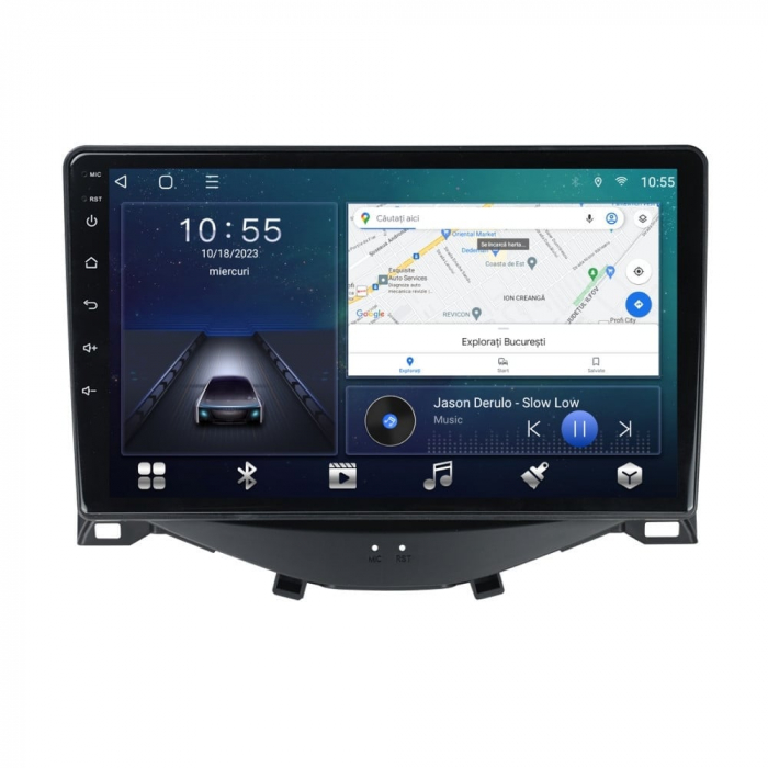 Navigatie CITROEN C1   Android 14 , 4GB RAM , Procesor Quad Core , Wireless Carplay si Android auto , Display HD Touchscreen, Wi-Fi , Bluetooth, USB [2]