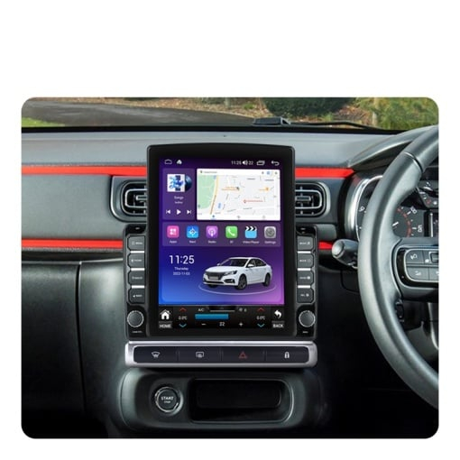 Navigatie Citroen C3 Aircross 2017 - 2023 , Android 14 , 4GB RAM Ecran Tesla 9.7 inch , Procesor Octacore, Slot sim 4G, Sunet DSP, Wireless Carplay si Android Auto [2]