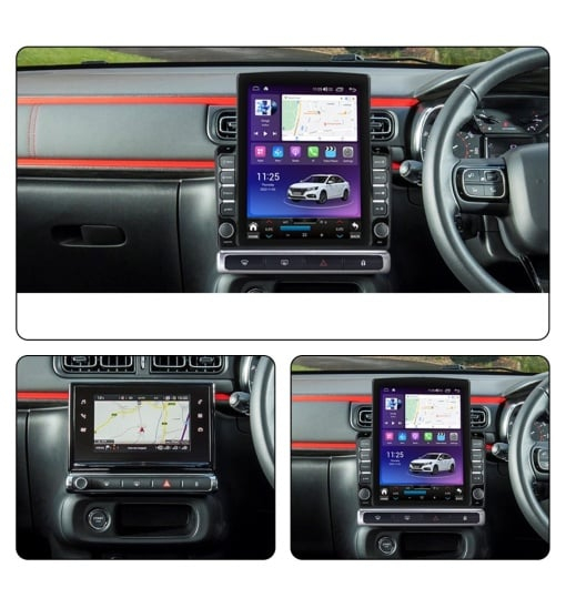 Navigatie Citroen C3 Aircross 2017 - 2023 , Android 14 , 4GB RAM Ecran Tesla 9.7 inch , Procesor Octacore, Slot sim 4G, Sunet DSP, Wireless Carplay si Android Auto [3]