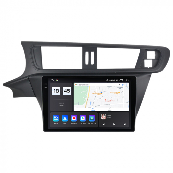 Navigatie Citroen C3 XR din 2010-2015, Rezolutie 2K, Ecran QLED 10.5 inch, 8GB RAM si 128GB ROM, Android, Procesor Octacore, Slot sim 4G, Sunet DSP, Wireless Carplay si Android Auto [6]