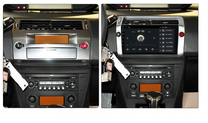 Navigatie Citroen C4 din 2004-2014 Android 14 , 1GB RAM Carplay [3]