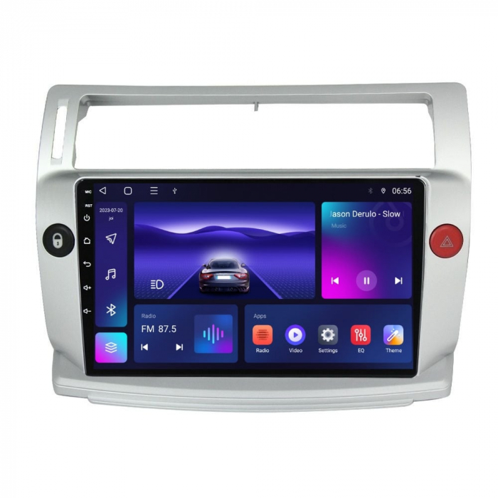 Navigatie Citroen C4 din 2004-2014, Android 14, Wireless Carplay si Android Auto, 2GB RAM si 32GB ROM, Display IPS 9 inch, Camera Marsarier, Internet, Aplicatii, Wi Fi, Usb, Bluetooth [2]