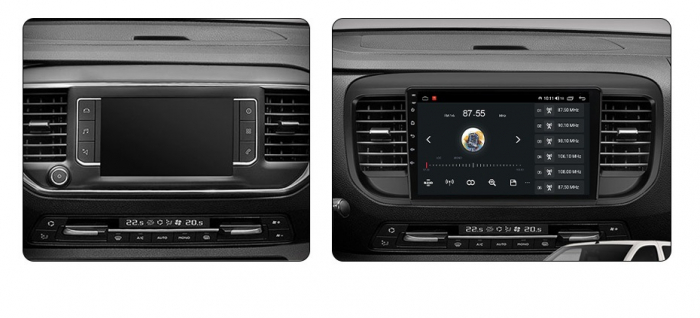 Navigatie Citroen Jumpy 3 Spacetourer din 2016-2021 Android 14 , 1GB RAM Carplay [3]