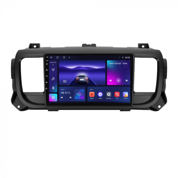 Navigatie Citroen Jumpy 3 Spacetourer din 2016-2021,  Android 14 , 4GB RAM, Octacore, Slot Sim 4G, DSP, GPS, Wi-FI, Carplay, Android Auto, USB, Bluetooth, Waze, Touchscreen, 9 inch [2]