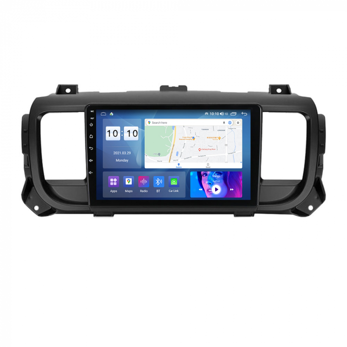 Navigatie Citroen Jumpy 3 Spacetourer din 2016-2021,  Android 14 , 4GB RAM, Octacore, Slot Sim 4G, DSP, GPS, Wi-FI, Carplay, Android Auto, USB, Bluetooth, Waze, Touchscreen, 9 inch [1]