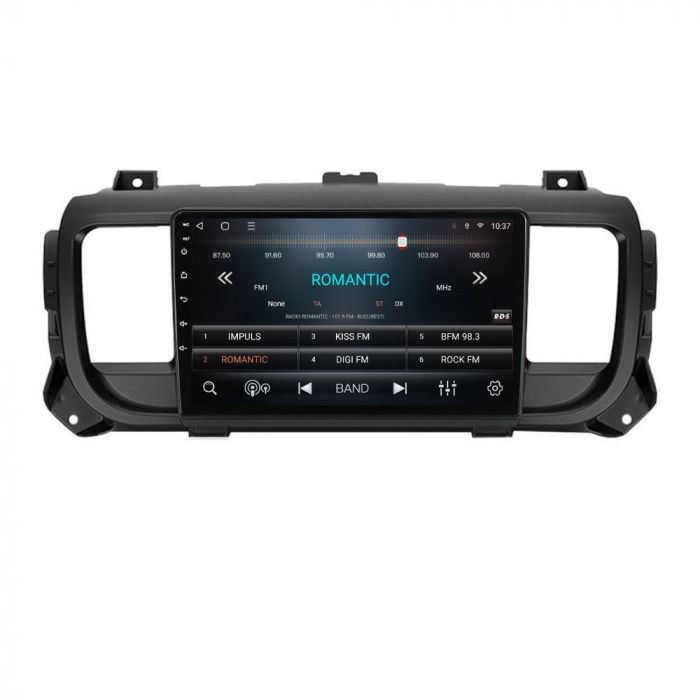 Navigatie Citroen Jumpy 3 Spacetourer din 2016-2021 Android 14 , 4GB RAM , Procesor Quad Core , Wireless Carplay si Android auto , Display HD Touchscreen, Wi-Fi , Bluetooth, USB [3]