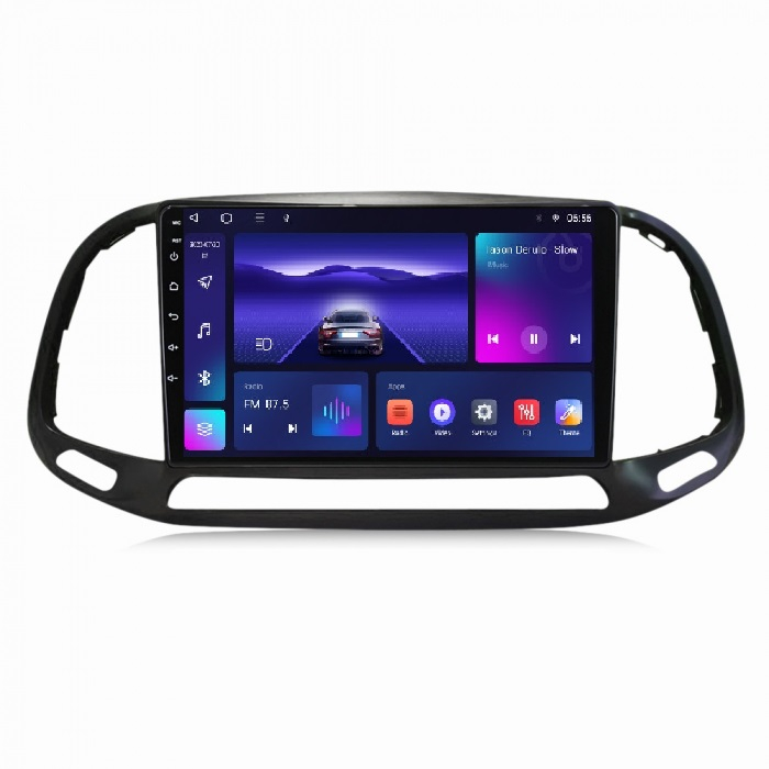 Navigatie compatibila cu Fiat Doblo din 2015-2020, Android 14, Wireless Carplay si Android Auto, 2GB RAM si 32GB ROM, Display IPS 9 inch, Camera Marsarier, Internet, Aplicatii, Wi Fi, Usb, Bluetooth [2]