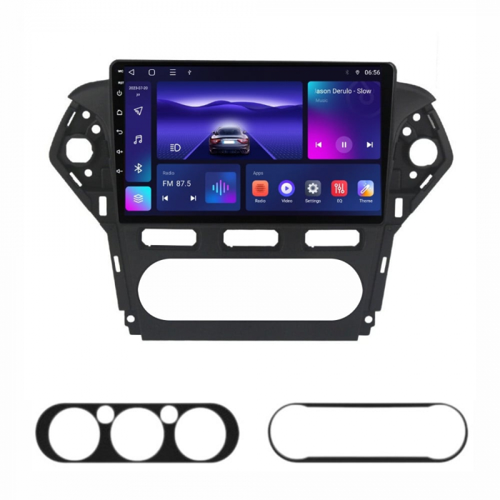 Navigatie compatibila cu Ford Mondeo din 2010-2014 Android 14 , 4GB RAM , Procesor Quad Core , Wireless Carplay si Android auto , Display HD Touchscreen, Wi-Fi , Bluetooth, USB [1]