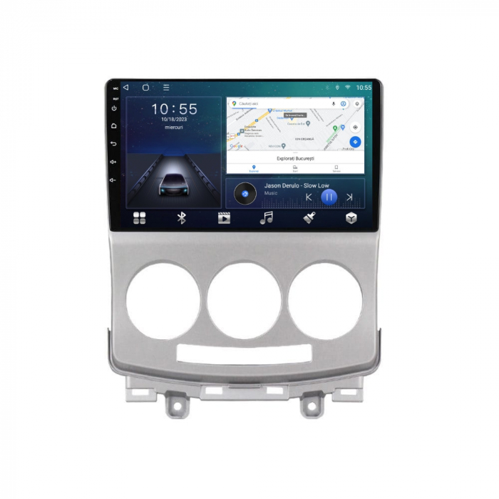 Navigatie compatibila cu Mazda 5 din 2005-2010 Android 14 , 4GB RAM , Procesor Quad Core , Wireless Carplay si Android auto , Display HD Touchscreen, Wi-Fi , Bluetooth, USB [2]