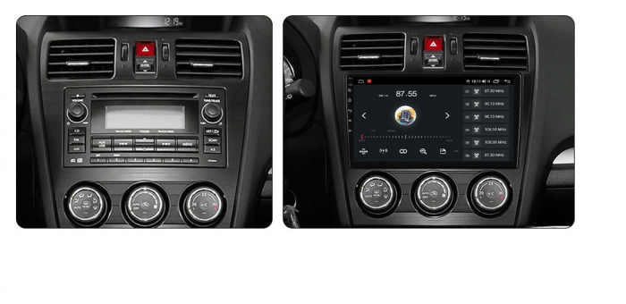 Navigatie compatibila cu Subaru Forester din 2012-2019, Android 14, Wireless Carplay si Android Auto, 2GB RAM si 32GB ROM, Display IPS 9 inch, Camera Marsarier, Internet, Aplicatii, Wi Fi, Usb, Blueto [3]