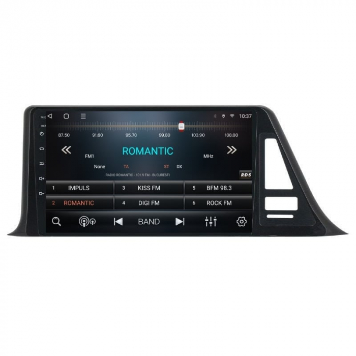 Navigatie compatibila cu Toyota CHR din 2016-2020 Android 14 , 4GB RAM , Procesor Quad Core , Wireless Carplay si Android auto , Display HD Touchscreen, Wi-Fi , Bluetooth, USB [3]