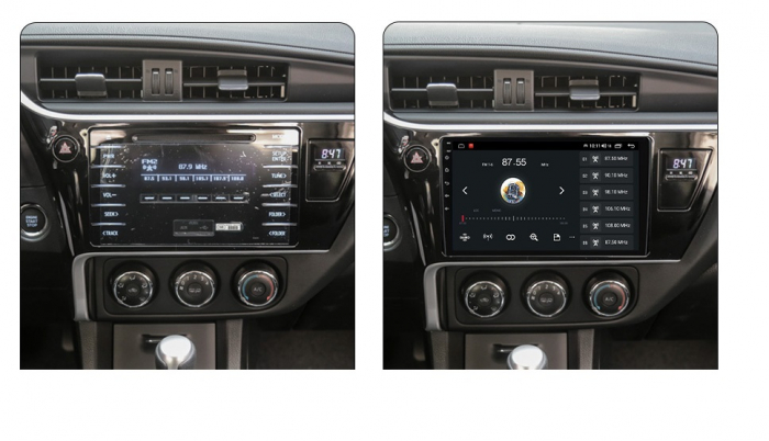 Navigatie compatibila cu Toyota Corolla Auris din 2017-2019, Android 14, Wireless Carplay si Android Auto, 2GB RAM si 32GB ROM, Display IPS 9 inch, Camera Marsarier, Internet, Aplicatii, Wi Fi, Usb, B [3]