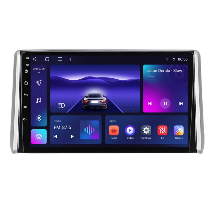 Navigatie compatibila cu Toyota Rav 4 din 2018-2022 Android 14 , 4GB RAM , Procesor Quad Core , Wireless Carplay si Android auto , Display HD Touchscreen, Wi-Fi , Bluetooth, USB [1]