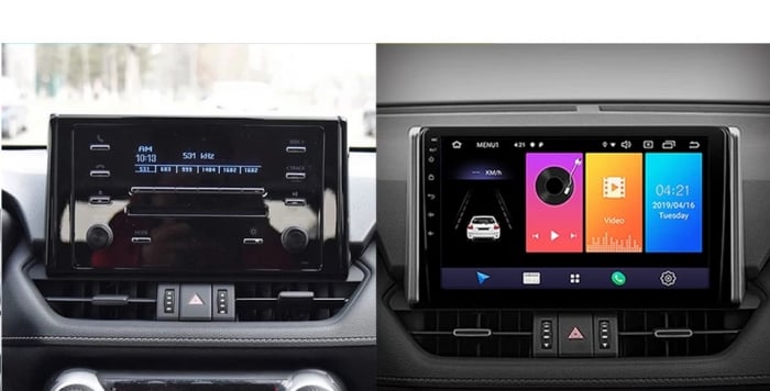 Navigatie compatibila cu Toyota Rav 4 din 2018-2022 Android 14 , 4GB RAM , Procesor Quad Core , Wireless Carplay si Android auto , Display HD Touchscreen, Wi-Fi , Bluetooth, USB [2]