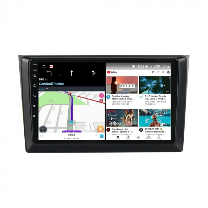 Navigatie cu Mazda CX9 din 2006-2016 Android 14 , 4GB RAM , Procesor Quad Core , Wireless Carplay si Android auto , Display HD Touchscreen, Wi-Fi , Bluetooth, USB [4]